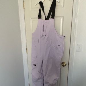 The North Face Womens ski pants bib 1x like new only worn twice